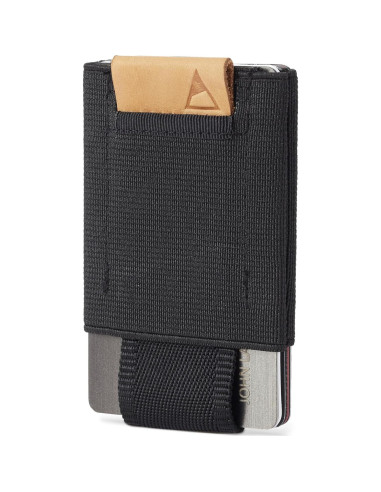 Billetera delgada NOMATIC negra para hombres y mujeres, 4-14 tarjetas