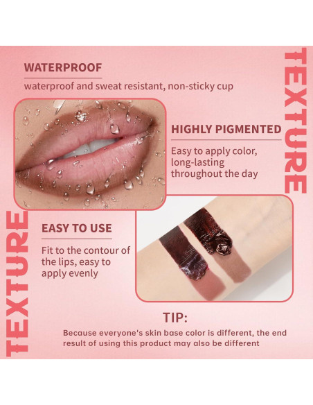 Combo de Lápiz Labial Peel Off HOSAILY 2 Colores + Brillo Hidratante Combo de Lápiz Labial Peel Off HOSAILY 2 Colores + Brillo Hidratante