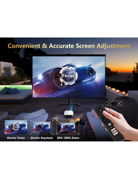 Proyector 4K GooDee YG600-Movin con WIFI 5G y Bluetooth Proyector 4K GooDee YG600-Movin con WIFI 5G y Bluetooth