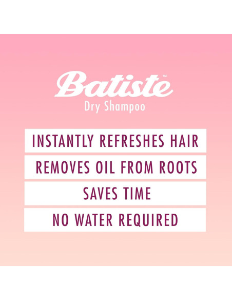 Champú Seco Batiste Oro Rosa 162 g - Refresca y Da Volumen Champú Seco Batiste Oro Rosa 162 g - Refresca y Da Volumen