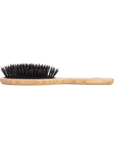 Cepillo Ovalado Grande TEK de Madera Ecológica 22x6 cm