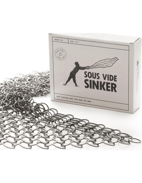 Pesas Sous Vide TopHat 0.54 kg Acero Inoxidable Clips Pesas Sous Vide TopHat 0.54 kg Acero Inoxidable Clips