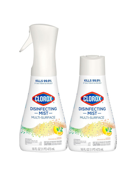 Spray Desinfectante Multi-Superficies Clorox 16 Oz Limón Spray Desinfectante Multi-Superficies Clorox 16 Oz Limón
