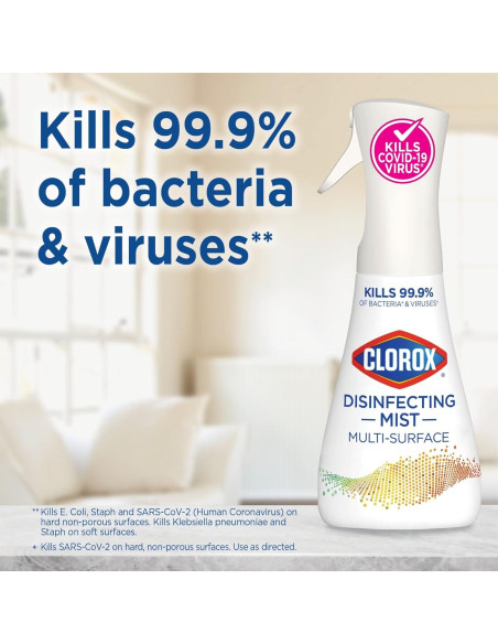 Spray Desinfectante Multi-Superficies Clorox 16 Oz Limón Spray Desinfectante Multi-Superficies Clorox 16 Oz Limón
