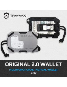Billetera Trayvax Original 2.0 Gris con Protección RFID 2