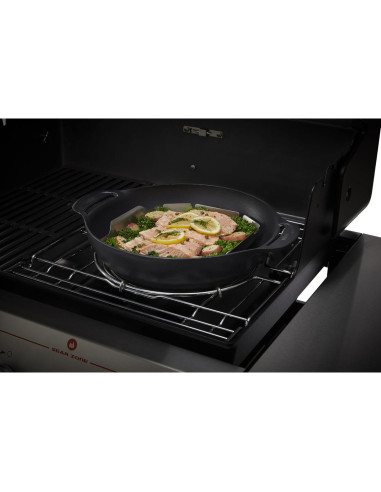 Wok de Vapor Weber Crafted 6qt Hierro Fundido