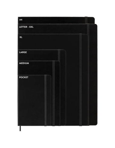 Cuaderno Moleskine Clásico XL Tapa Dura Rayado Magenta 192 Páginas
