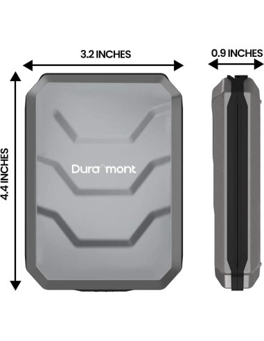 Cartera de Metal Duramont para Hombres - Delgada y RFID