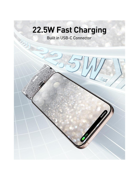 Cargador Portátil iWALK 5000mAh 22.5W USB-C Plata Cargador Portátil iWALK 5000mAh 22.5W USB-C Plata