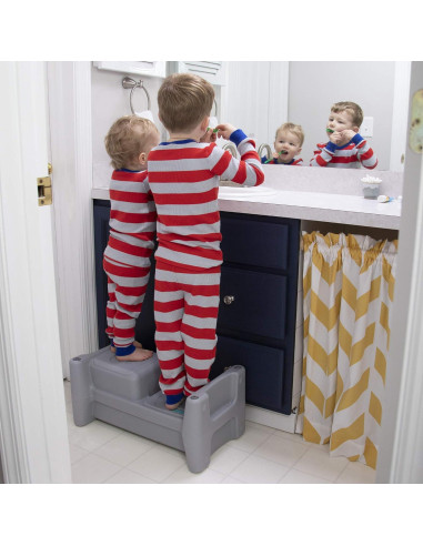 Escalera Antideslizante Simplay3 Sibling Step Stool Gris