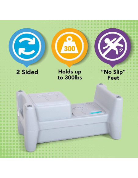 Escalera Antideslizante Simplay3 Sibling Step Stool Gris Escalera Antideslizante Simplay3 Sibling Step Stool Gris