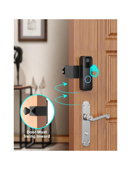Soporte antirrobo para timbre de video Blink KTCEFE - Negro Soporte antirrobo para timbre de video Blink KTCEFE - Negro