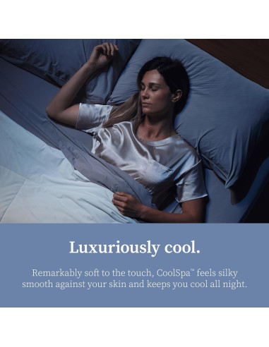 Juego de Fundas de Almohada Cool+ Coop Home Goods Queen Gris