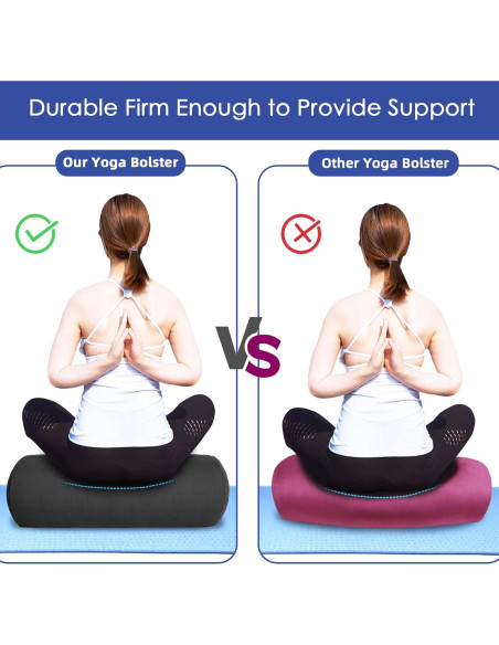 Cojín de Yoga FelizMax Orgánico 61x23 cm Soporte Meditación Cojín de Yoga FelizMax Orgánico 61x23 cm Soporte Meditación