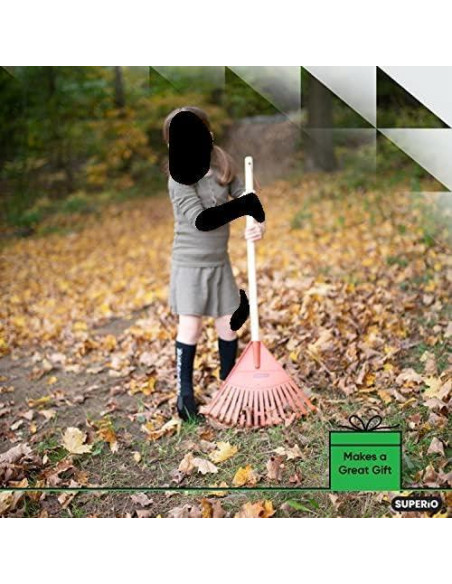 Paquete de 2 Rastrillos para Niños Superio - Mango de Madera 86 cm Paquete de 2 Rastrillos para Niños Superio - Mango de Madera 86 cm