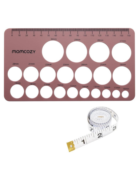 Regla de pezón Momcozy de silicona flexible 23x12.5cm Regla de pezón Momcozy de silicona flexible 23x12.5cm
