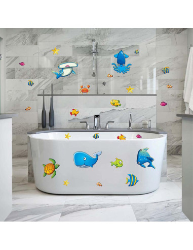 Calcomanías Antideslizantes para Baño TSBSHum 18 Pack Animales