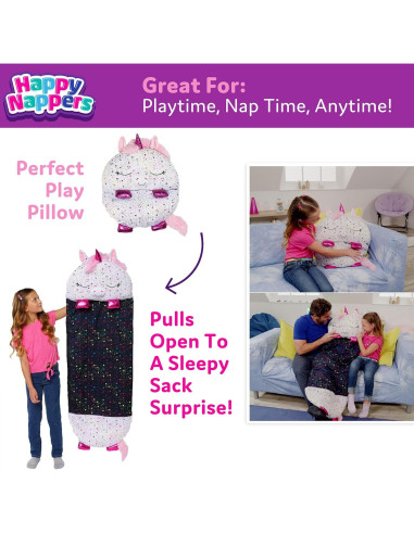 Cojín Saco de Sueño Happy Nappers Unicornio Grande 167.64 cm