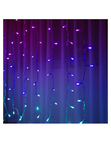 Luces de Cortina LED Snokip 300 con Control Remoto y 8 Modos