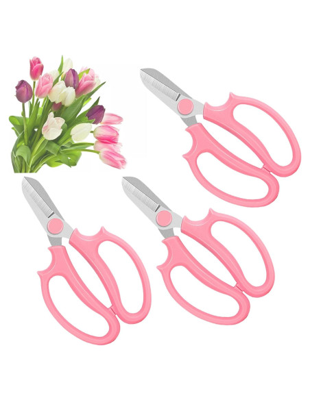 Tijeras de Jardín OJYUDD 3 Pcs Profesionales Rosa 16.5 cm Tijeras de Jardín OJYUDD 3 Pcs Profesionales Rosa 16.5 cm