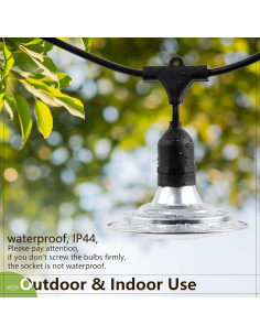 Luz de Cultivo LED Espird 6 Bombillas 21.3FT Impermeable 2