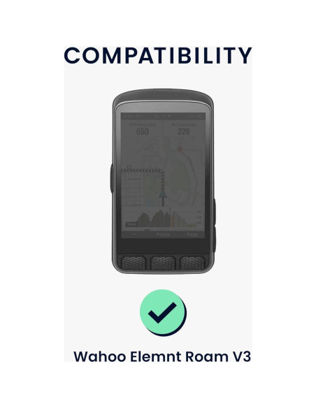 Funda de Silicona kwmobile para GPS Wahoo Elemnt Roam V3 Funda de Silicona kwmobile para GPS Wahoo Elemnt Roam V3