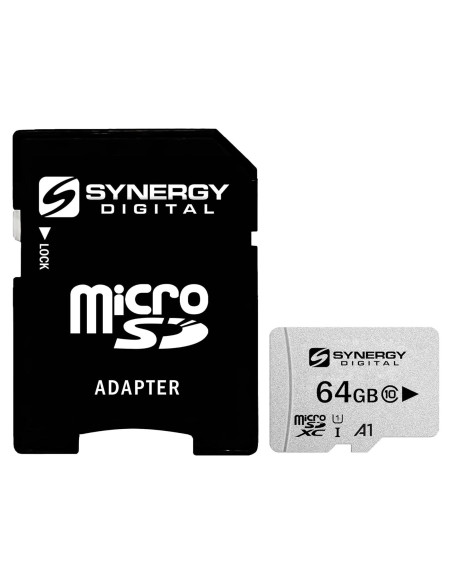 Tarjeta de Memoria Micro SD Synergy Digital 64GB UHS-I Clase 10 Tarjeta de Memoria Micro SD Synergy Digital 64GB UHS-I Clase 10