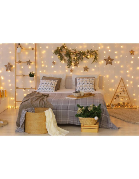 Luces de Cortina LED 594 Lighting EVER 6m x 3m 27 Cuerdas Luces de Cortina LED 594 Lighting EVER 6m x 3m 27 Cuerdas