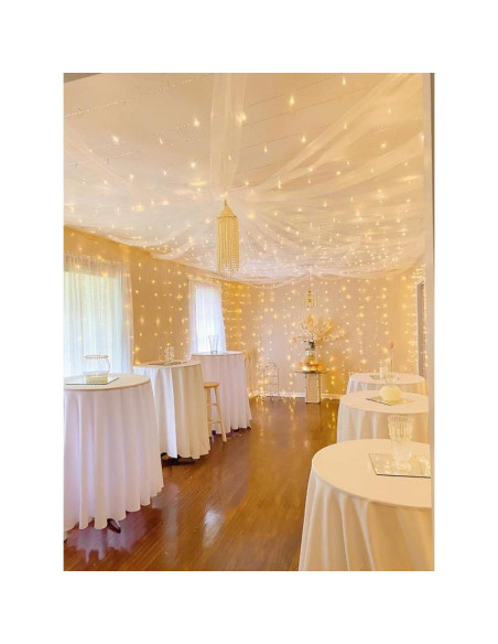 Luces de Cortina LED 594 Lighting EVER 6m x 3m 27 Cuerdas Luces de Cortina LED 594 Lighting EVER 6m x 3m 27 Cuerdas