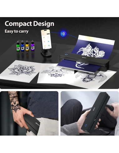 Impresora Térmica de Tatuajes iDPRT 660 Inalámbrica 0.5 kg