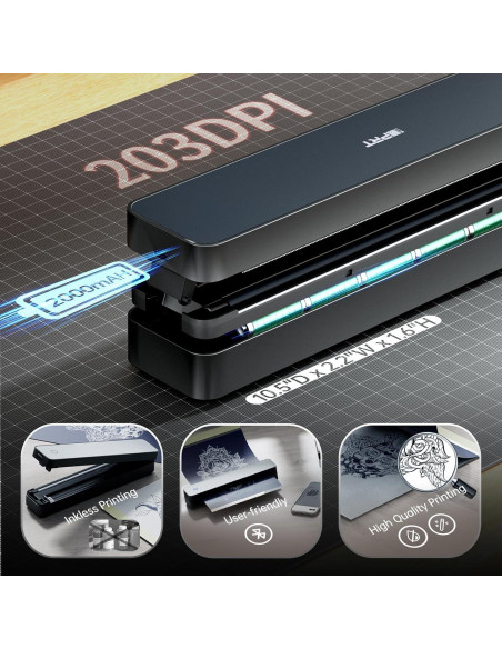 Impresora Térmica de Tatuajes iDPRT 660 Inalámbrica 0.5 kg Impresora Térmica de Tatuajes iDPRT 660 Inalámbrica 0.5 kg