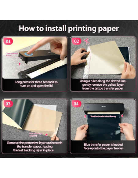 Impresora Térmica de Tatuajes iDPRT 660 Inalámbrica 0.5 kg Impresora Térmica de Tatuajes iDPRT 660 Inalámbrica 0.5 kg