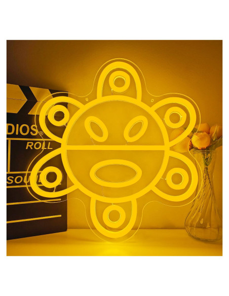Cartel Neón Taino Sol de Puerto Rico - Luz LED Regulable Cartel Neón Taino Sol de Puerto Rico - Luz LED Regulable