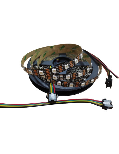 Tira LED inteligente JIAANDA 5m 300 LEDs RGB direccionables Tira LED inteligente JIAANDA 5m 300 LEDs RGB direccionables