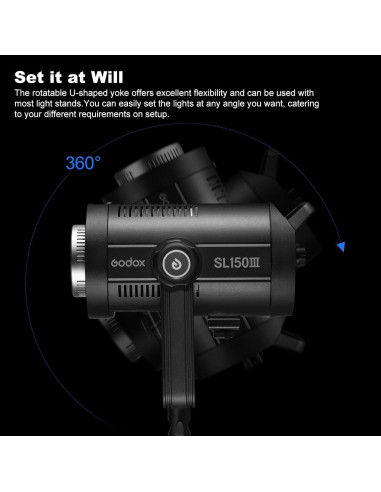 Kit de Iluminación Profesional Godox SL150III 160W LED