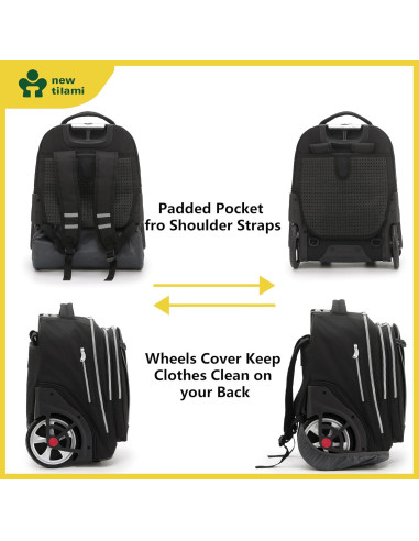 Mochila Rodante 20" NUEVO TILAMI Impermeable para Laptop 17"