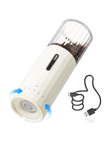 Molinillo Eléctrico de Pimienta Vucchini Ajustable 6 Niveles