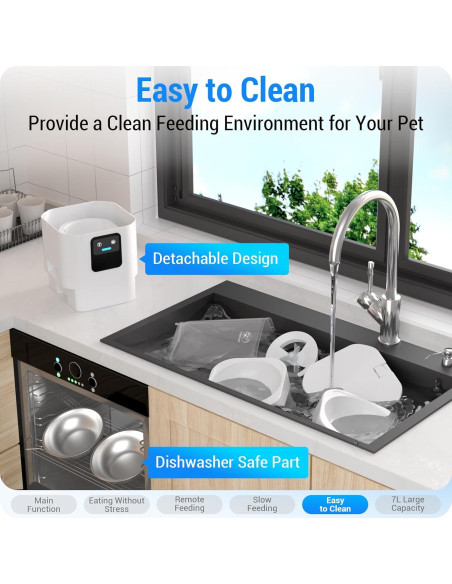 Comedero Automático para Gatos Frienhund 7L WiFi Control APP Comedero Automático para Gatos Frienhund 7L WiFi Control APP