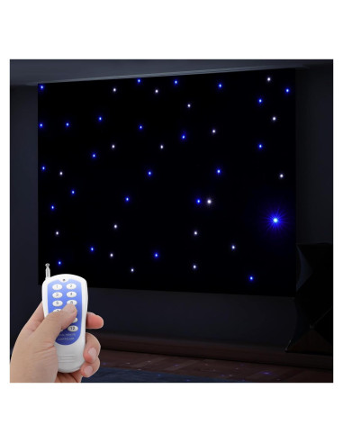 Fondo LED HZOPUTLH 6x3m con Control Remoto y 60 Programas