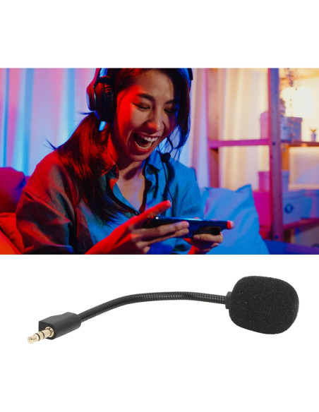 Micrófono de Reemplazo Logitech G Pro X 3.5mm con Funda Micrófono de Reemplazo Logitech G Pro X 3.5mm con Funda