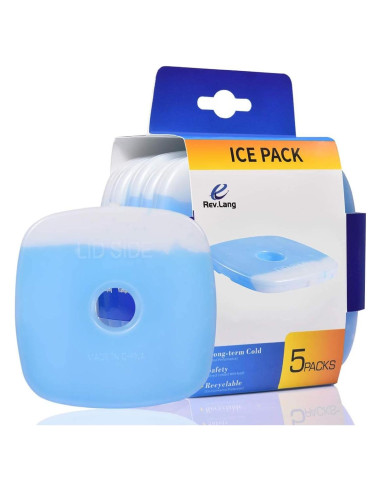 Paquete de Hielo Reutilizable Rev. Lang - 5 Piezas 300ml