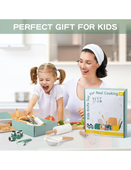 Set de cuchillos seguros para niños 17 piezas Montessori Set de cuchillos seguros para niños 17 piezas Montessori