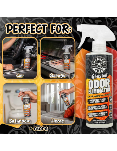 Eliminador de Olores Ghosted Chemical Guys 3 Paquete 473 ml