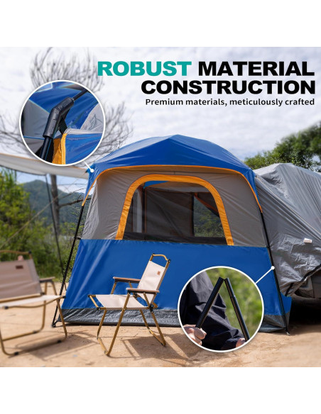 Carpa SUV UNIHIMAL para Camping 8 Personas Impermeable 2.44m Carpa SUV UNIHIMAL para Camping 8 Personas Impermeable 2.44m
