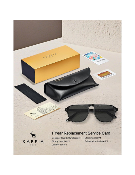 Gafas de sol polarizadas CARFIA CA5355 para hombres UV400 Gafas de sol polarizadas CARFIA CA5355 para hombres UV400