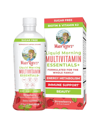 Multivitaminas Líquidas MaryRuth 946 ml | Veganas | Sin Azúcar