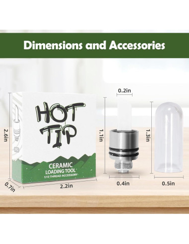 Punta de Calentamiento Cerámica Rápida Taomoiup 510