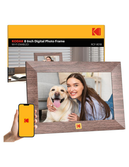 KODAK Marco de Fotos Digital WiFi 8" HD 1280x800 32GB Khaki KODAK Marco de Fotos Digital WiFi 8" HD 1280x800 32GB Khaki