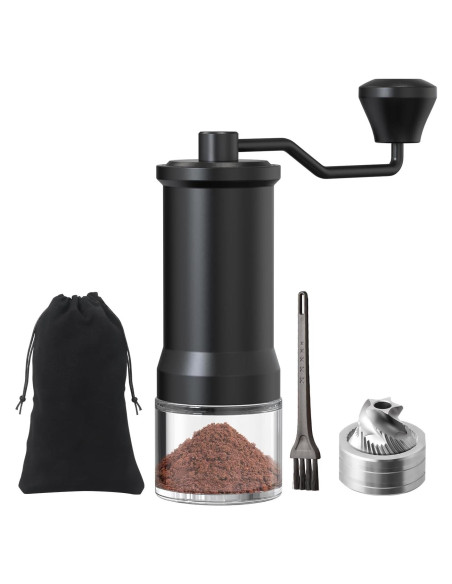 Molino de Café Manual ELMWAY con Núcleo de Acero Inoxidable Ajustable Molino de Café Manual ELMWAY con Núcleo de Acero Inoxidable Ajustable