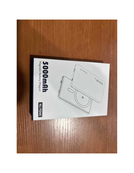 Banco de Energía Inalámbrico Kuulaa 5000mAh MagSafe Titanio Banco de Energía Inalámbrico Kuulaa 5000mAh MagSafe Titanio